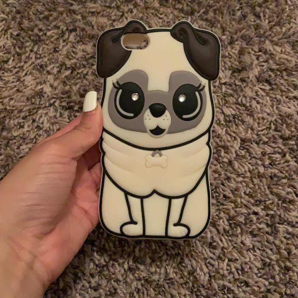 Cute dog face phone case
